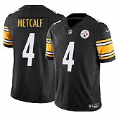 Men & Women & Youth Pittsburgh Steelers #4 DK Metcalf Black 2024 F.U.S.E. Vapor Untouchable Limited Stitched Jersey,baseball caps,new era cap wholesale,wholesale hats